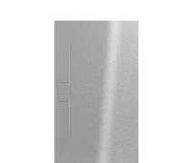 Receveur de Douche Rectangulaire Quare RADIANCE LATERAL Ardoise 1700x900x25mm Argent