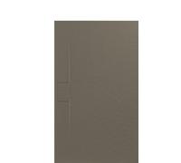 Receveur de Douche Rectangulaire Quare RADIANCE LATERAL Ardoise 1800x800x25mm Terra