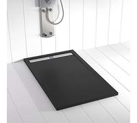 Receveur de douche Résine FLOW Noir - 140x90 cm