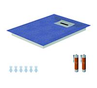 Receveur de douche Schedel Line Flow LI1KF608010 80 x 100 cm, pente sur quatre côtés