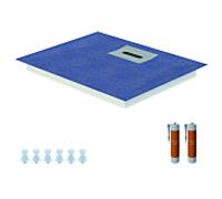 Receveur de douche Schedel Line Flow LI1KF901090 100 x 90 cm, pente sur quatre côtés