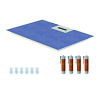 Receveur de douche Schedel Line Flow LI2KF601210 120 x 100 cm, pente unilatérale