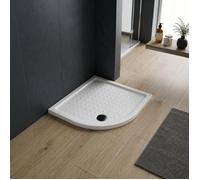 RECEVEUR DE DOUCHE SEMI-CIRCULAIRE EN CÉRAMIQUE 90X90 MALTA