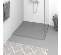 vidaXL Receveur de douche SMC Gris 100x70 cm