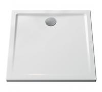 Receveur de douche ultra-plat céramique antidérapant Cascade 90x90 cm VITRA