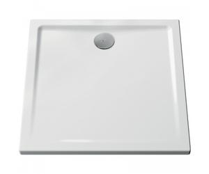 Receveur de douche ultra-plat céramique antidérapant Cascade 90x90 cm VITRA