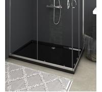 Receveur de douche - VIDAXL - 148919 - Rectangulaire - ABS Noir - 80x120 cm
