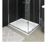 Receveur de douche - VIDAXL - 80x100 cm - ABS - Anti-rouille - Antidérapant