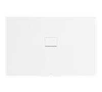 Receveur de douche Villeroy & Boch Squaro Infinity UDQ1510SQI2IVRW 150 x 100 x 4 cm, Blanc Pierre, pour installation à fleur