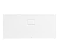 Receveur Squaro Infinity douche UDQ1570SQI2RVRW 150 x 70 Villeroy und Boch 4 cm, Blanc pierre, installation en angle contre le mur