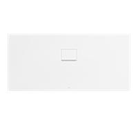 Receveur de douche Villeroy & Boch Squaro Infinity UDQ1675SQI2BVRW 160 x 75 x 4 cm, Blanc Pierre, universel, découpe latérale longue