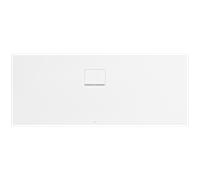 Receveur de Squaro Infinity UDQ1770SQI2LVRW 170 x 70 Villeroy und Boch 4 cm, Blanc Pierre, pose d'angle contre le mur à gauche