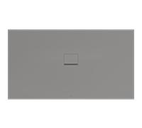 Receveur de douche Villeroy & Boch Squaro Infinity UDQ1810SQI2MV3S 180 x 100 x 4 cm, gris, dimensions pour installation à fleur de plafond