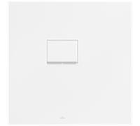 Villeroy & Boch Receveur de douche Squaro Infinity UDQ8080SQI1LVRW 80×80×4 cm pose en angle