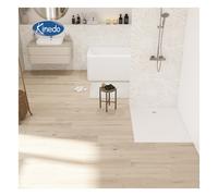 Receveur extra-plat 80X80 Kinesurf Nova Blanc anti dérapant - KINEDO RD1230AD