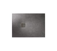 Receveur extra plat Roca Terran 140x80 anti-dérapant gris ardoise