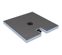 Receveur de douche à carreler 120 x 120 WEDI Fundo Plano + bonde intégrée