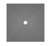 Receveur FUNDO PRIMO carré 900x900x40mm trou central sans bonde - WEDI - 73735170