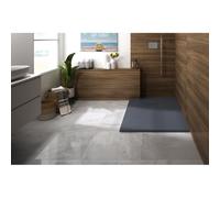 Receveur Kinerock Evo aspect minéral anthr. 120x90 - KINEDO RD9015A