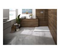 Receveur Kinerock Evo aspect minéral blanc 100x100 - KINEDO RD9010