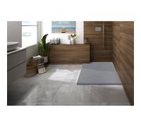 Receveur Kinerock Evo aspect minéral gris p. 120x80 - KINEDO RD9014P