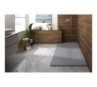 Receveur Kinerock Evo aspect minéral gris p. 180x80 - KINEDO RD9033P