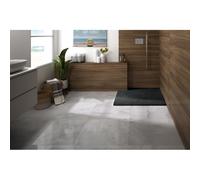 Receveur Kinerock Evo aspect minéral noir 80x80 - KINEDO RD9002N