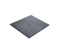 Receveur pierre naturelle ardoise claire MARMOX grille caniveau excentrée