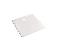 Allia Receveur céramique Prima 100x100 ultra-plat à encastrer émaillé 4 côtés antigliss
