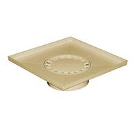 Receveur PVC siphonné sortie Ø90-100-110 FIRST 400x400 - Sable