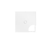 Bette BetteFloor zone de douche 5491-414PLUS, T1 100x80cm, glaçure, Mini -support de baignoire, silex