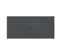 Receveurs de douche BetteFloor avec support de receveur Minimum et BetteGlasur Plus, 1700x800mm, 5989-400PLUS,T1, Couleur: corbeau