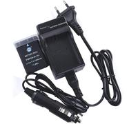 Rechange Batterie et DC111E Voyage Chargeur Compatible pour Nikon EN-EL14 ENEL14 EN-EL14 a/DF,D3100,D3200,D3300,D5100,D5200,D5300,D5500,P7000,P7100,P7200,P7700,P7800 Caméra