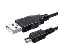 Rechange Chargeur 1,2 Mètre Câble de Chargement USB pour Appareil Photo compatible avec Canon CA-110 CA110 CA-110E VIXIA HF M50 M52 M500 R20 LEGRIA HF R206 R26 R200