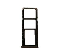 Rechange compatible avec Realme C53 RMX3760 Chariot plateau de logement tray porte carte nano Sim1 + SIM 2 + fente slitte logement mémoire micro carte SD (Noir)