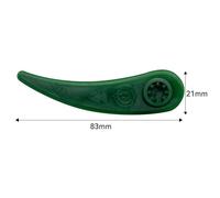 Rechange de tondeuse à gazon en plastique,20 pièces,accessoires pour Bosch ART 26-18Li ART 23-18 Li Home,outils de jardin - Type No Toothed Green