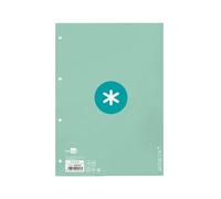 Rechange leiderpapel A4 antartik 80 feuilles 90 g/m2 cadre 5 mm 4 trous 1 bande cadre couleur menthe