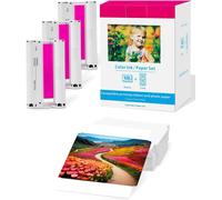 Rechange Pour Canon Selphy Cp1500 Cartouche Et Papier, Rp-108 Rp-108In 10 X 15 Cm Papier Brillant, Pour Selphy Cp1500 Cp1300 Cp1200 Cp1000 Cp910 Cp820, 108 Papier Photo Et 2 Cartouche D'Encre