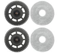 Rechange Serpillières avec Plaques d'essuyage Compatibles avec Aspirateur Dreame X50 Ultra Complete, X50 Master, L40S Pro Ultra, L50 Pro Ultra, Mova V50 Ultra Complete