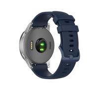 Rechange Smartwatch Réglable Bracelet Pour Montre Connectée 20Mm Pour Samsung Galaxy Watch 42Mm-Garmin Vivoactive 3 -Bleu Marin