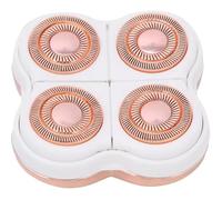 Rechange Tête de Rasoir pour Flawless Rasoir Électrique pour Jambes | Tête de Rechange 4 Lames pour Épilateur Finishing Touch Flawless | Or Rose