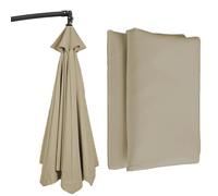 Rechange Toile De Parasol De Jardin (200CM/270CM/300CM + 6 Bras/8 Bras) Dessus De Parapluie De Remplacement, Auvent De Rechange Pour Parasol De Terrasse, Housse De Rechange Auvent De Secours(Color:Top