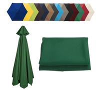 Rechange Toile De Parasol De Jardin À 6 Nervures/8 Nervures, Auvent De Rechange Pour Parasol De Terrasse (200cm/2.7m/300cm) - Épais Et Résistant - Toile De Parasol Deporté - Pour Plage/piscine/Jardin(