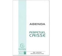 Exacompta Recharge classeur Caisse perpétuel 1 jour par page - 16 x 24 cm