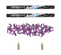 Recharge 2 Tirs Canon Confetti Rectangle Couleur Longueur 60-80 cm Hauteur 10-12 m pour Easyshooter (Bordeaux)