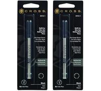 Recharge 8910 - 1 Roller - Adaptée Aux Rollers Cross - Pointe Fine - Encre Noire - Lot De 2