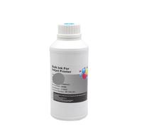 Recharge à l'encre pigment 500 ml PFI-57 PFI-1700 Compatible avec Image Prograf Pro 2000 4000 6000 6100 Pro 520 540 540S 560S Les imprimantes fonctionnent avec les cartouches d'encre PFI57(Cyan)