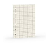 Recharge A7 pour agenda Filofax, 11 styles au choix, 6 trous/100 g/m², 12 x 8 cm, Harphia Grid Square