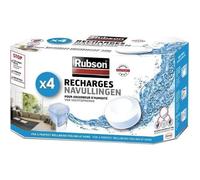 Rubson Recharges absorbeur d'humidité Basic – Parfum neutre, anti-odeur, ultra absorbantes – Lot de 4