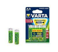 4x Aa Piles Batteries Varta 86756 2400mah Pile Batterie-Varta Multicolore
